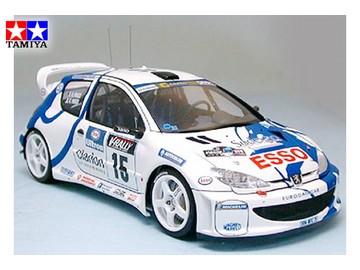 TAMIYA PEUGEOT 206 WRC 2002 1:24